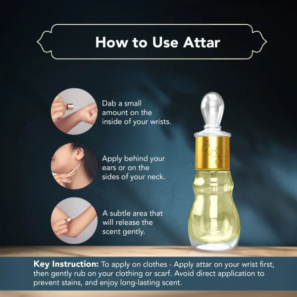 ROYAL-PEARL Non-Alcoholic Attar 10ML for Women - Image 4