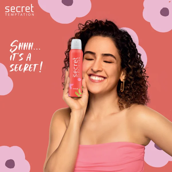 Secret Temptation Vogue Deodorant, 150ml - Image 3