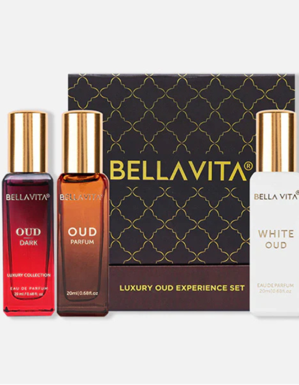 Bella Vita Luxury OUD Experience Eau De Parfum Gift Set 4 x 20ml for Men & Women, Premium Long Lasting EDP Perfume, Oudh Fragrance Scent - Image 2